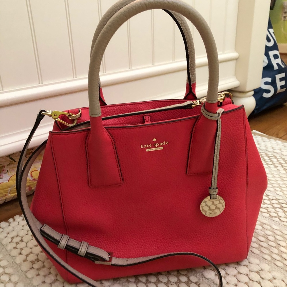 Coral Kate spade purse